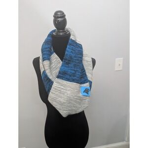 Carolina Panthers Logo Infinity Scarf Blue & Grey Adult unisex NFL Football